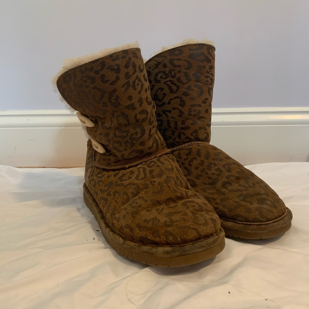 Bear paw Printed Boots